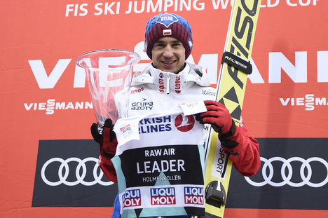 NordicFocus 11.03.2018, Oslo, Norway (NOR):Kamil Stoch (POL) - FIS world cup ski jumping, individual HS134, Oslo (NOR). www.nordicfocus.com. © Thibaut/NordicFocus. Every downloaded picture is fee-liable.