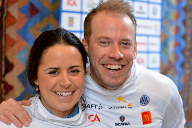ANNA HAAG och Emil Jönsson släppte under lördagen nyheten om att dom avslutar sina aktiva karriärer. Foto: ROLF ZETTERBERG