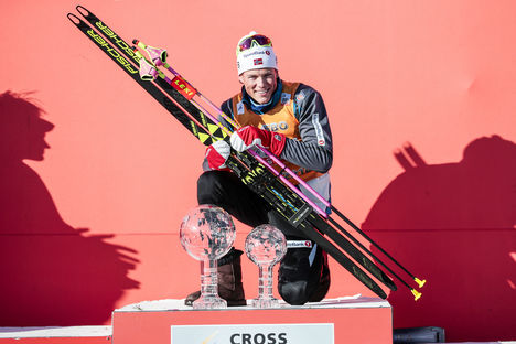 NordicFocus 18.03.2018, Falun Sweden (SWE):Johannes Hoesflot Klaebo (NOR) - FIS world cup cross-country, pursuit men, Falun (SWE). www.nordicfocus.com. © Modica/NordicFocus. Every downloaded picture is fee-liable.