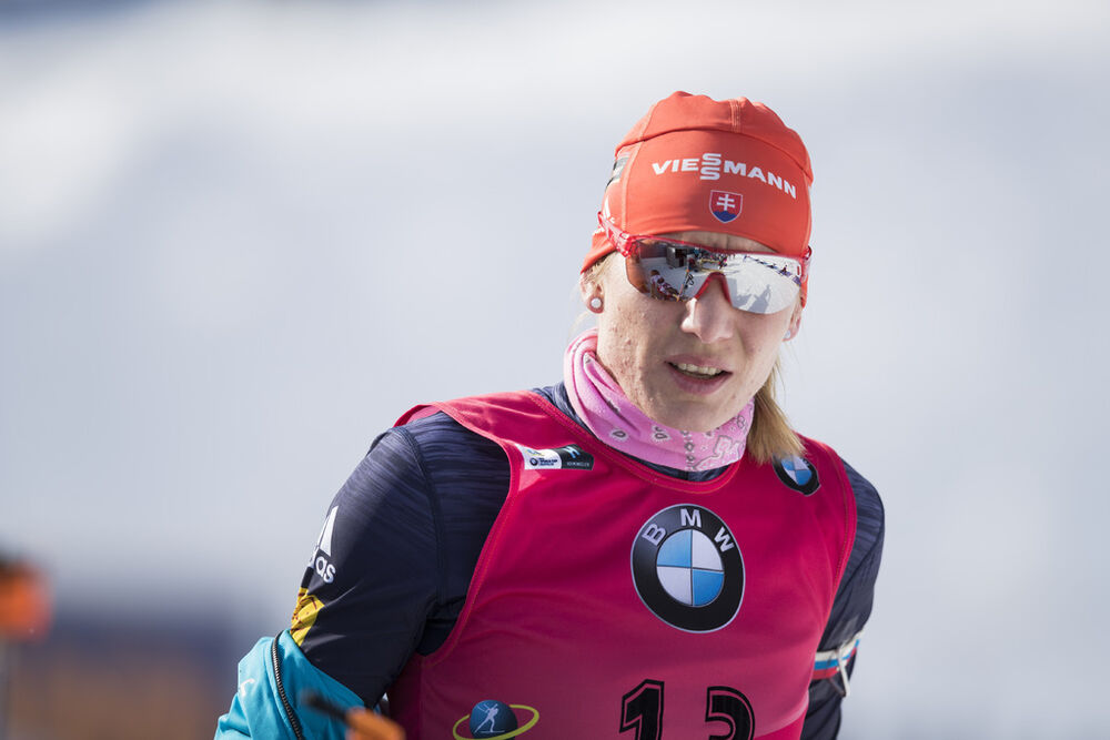 15.03.2018, Oslo, Norway (NOR):Anastasiya Kuzmina (SVK) - IBU world cup biathlon, sprint women, Oslo (NOR). www.nordicfocus.com. © Manzoni/NordicFocus. Every downloaded picture is fee-liable.