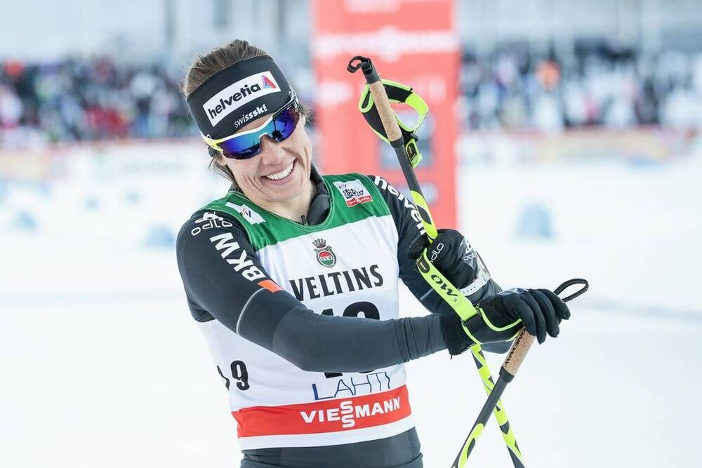 03.03.2018, Lahti, Finland (FIN):Laurien Van Der Graaff (SUI) - FIS world cup cross-country, individual sprint, Lahti (FIN). www.nordicfocus.com. © Modica/NordicFocus. Every downloaded picture is fee-liable.