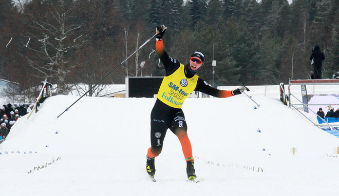OSKAR SVENSSON avslutade också starkt och tog sig upp på silverplats förbi Daniel Richardsson. Foto: THORD ERIC NILSSON
