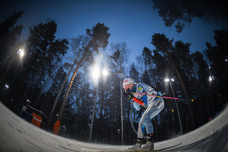 NordicFocus 23.03.2018, Tyumen, Russia (RUS):Kaisa Makarainen (FIN) - IBU world cup biathlon, sprint women, Tyumen (RUS). www.nordicfocus.com. © Tumashov/NordicFocus. Every downloaded picture is fee-liable.