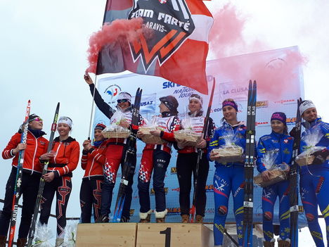 Podium Dames La Clusaz