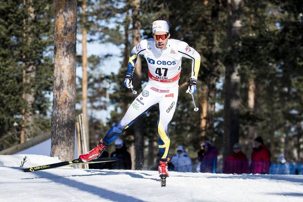 16.03.2018, Falun Sweden (SWE):Marcus Hellner (SWE) - FIS world cup cross-country, individual sprint, Falun (SWE). www.nordicfocus.com. © Modica/NordicFocus. Every downloaded picture is fee-liable.
