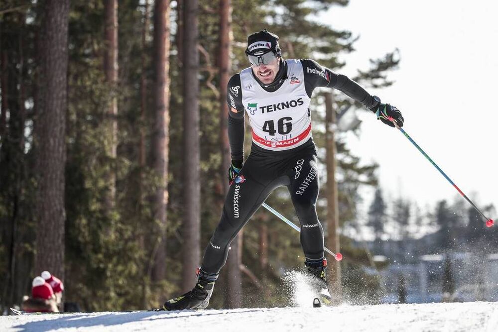 03.03.2018, Lahti, Finland (FIN):Gianluca Cologna (SUI) - FIS world cup cross-country, individual sprint, Lahti (FIN). www.nordicfocus.com. © Modica/NordicFocus. Every downloaded picture is fee-liable.
