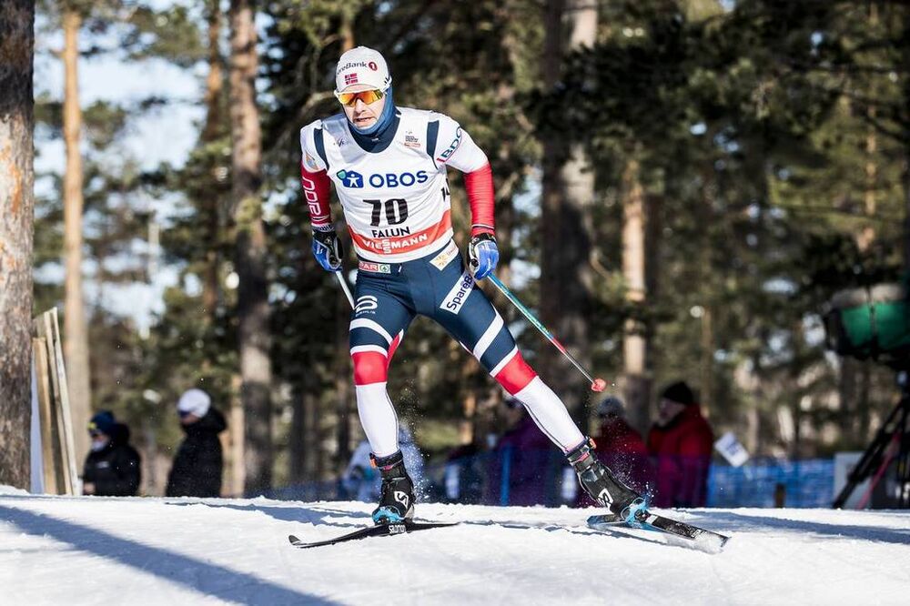 16.03.2018, Falun Sweden (SWE):Sjur Roethe (NOR) - FIS world cup cross-country, individual sprint, Falun (SWE). www.nordicfocus.com. © Modica/NordicFocus. Every downloaded picture is fee-liable.