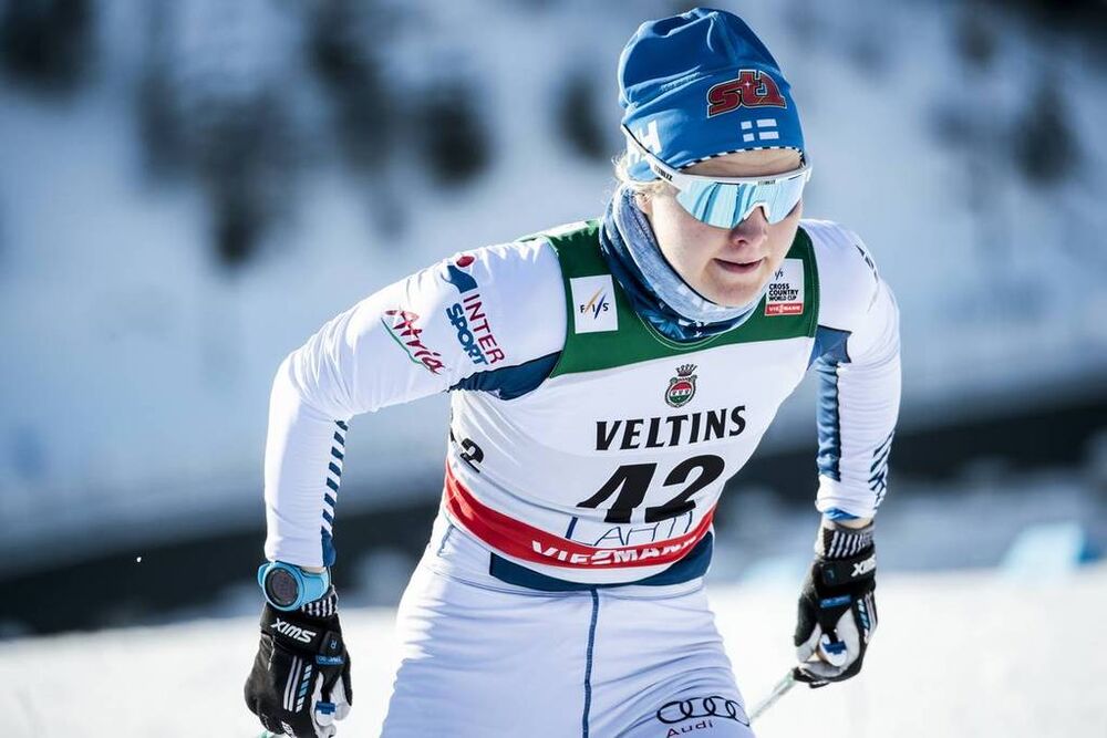 03.03.2018, Lahti, Finland (FIN):Leena Nurmi (FIN) - FIS world cup cross-country, individual sprint, Lahti (FIN). www.nordicfocus.com. © Modica/NordicFocus. Every downloaded picture is fee-liable.