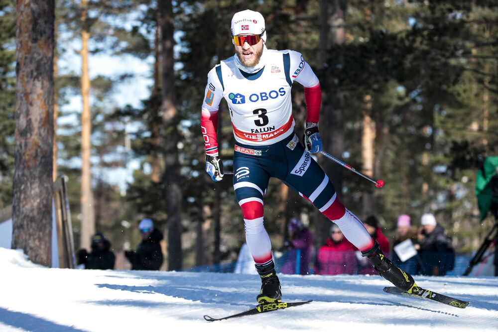 16.03.2018, Falun Sweden (SWE):Martin Johnsrud Sundby (NOR) - FIS world cup cross-country, individual sprint, Falun (SWE). www.nordicfocus.com. © Modica/NordicFocus. Every downloaded picture is fee-liable.