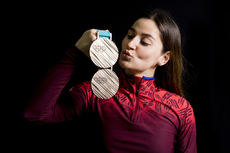 NordicFocus 19.02.2018, Pyeongchang, Korea (KOR):Yulia Belorukova (RUS) - XXIII. Olympic Winter Games Pyeongchang 2018, cross-country, medals, Pyeongchang (KOR). www.nordicfocus.com. © Modica/NordicFocus. Every downloaded picture is fee-liable.