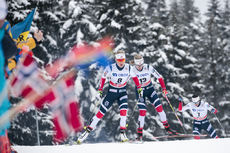 NordicFocus 11.03.2018, Oslo, Norway (NOR):Ragnhild Haga (NOR), Astrid Uhrenholdt Jacobsen (NOR), (l-r) - FIS world cup cross-country, mass women, Oslo (NOR). www.nordicfocus.com. © Modica/NordicFocus. Every downloaded picture is fee-liable.