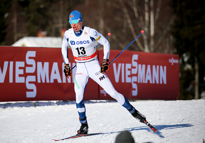 IIVO NISKANEN är den stora stjärnan i det finska landslaget efter sitt OS-guld på femmilen i Pyeongchang. Här från världscupfinalen i Falun. Foto/rights: MARCELA HAVLOVA/KEK-stock