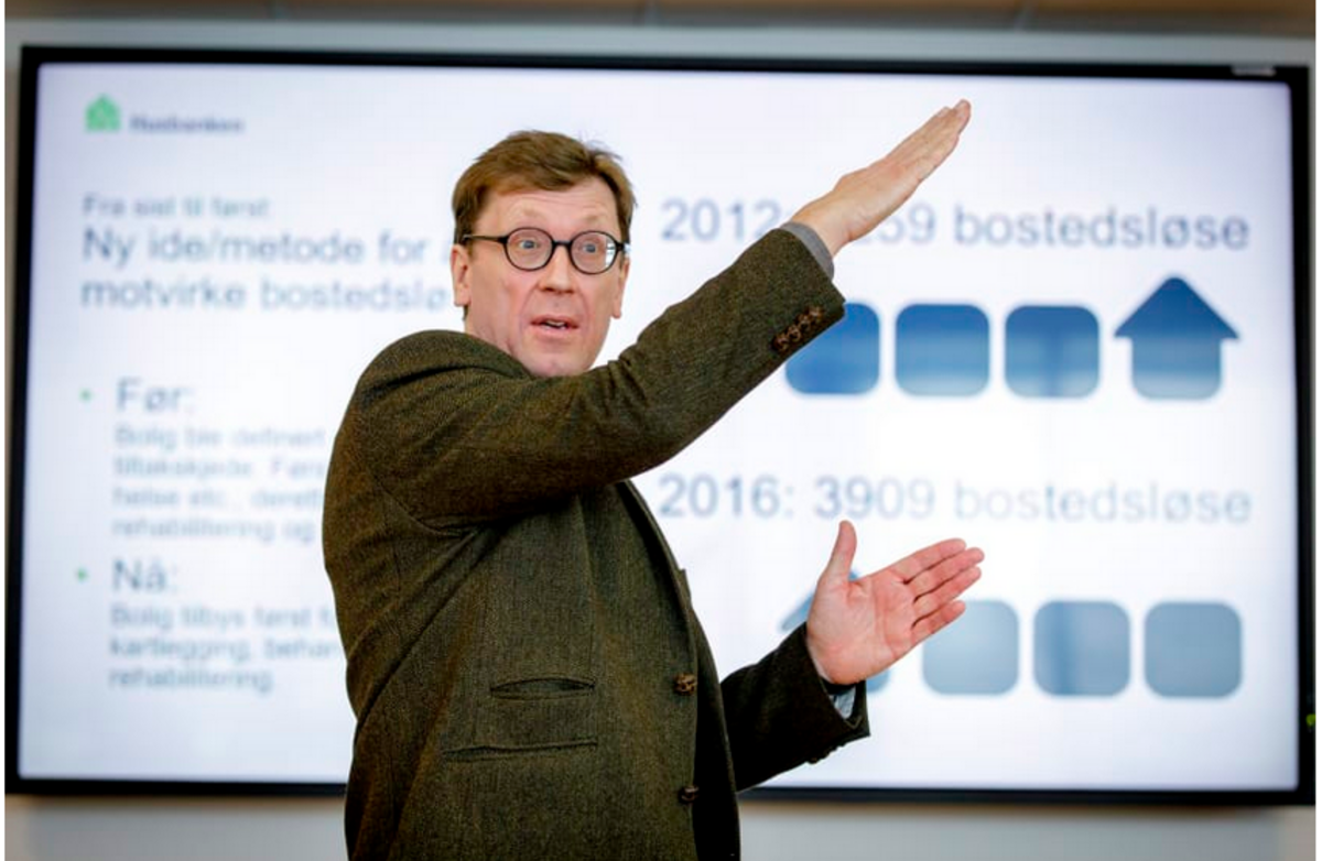 Kommune og stat oppnår solide resultater i det boligsosiale arbeidet, sier administrerende direktør Osmund Kaldheim i Husbanken. Foto: Husbanken Kommune og stat oppnår solide resultater i det boligsosiale arbeidet, sier administrerende direktør Osmund Kaldheim i Husbanken. Foto: Husbanken