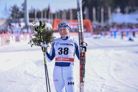 NordicFocus 04.03.2018, Lahti, Finland (FIN):Aino-Kaisa Saarinen (FIN) - FIS world cup cross-country, 10km women, Lahti (FIN). www.nordicfocus.com. © Thibaut/NordicFocus. Every downloaded picture is fee-liable.