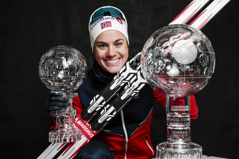 NordicFocus 16.03.2018, Falun Sweden (SWE):Heidi Weng (NOR) - FIS world cup cross-country, cups, Falun (SWE). www.nordicfocus.com. © Modica/NordicFocus. Every downloaded picture is fee-liable.