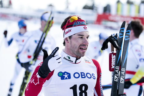 NordicFocus 18.03.2018, Falun Sweden (SWE):Alex Harvey (CAN) - FIS world cup cross-country, pursuit men, Falun (SWE). www.nordicfocus.com. © Modica/NordicFocus. Every downloaded picture is fee-liable.
