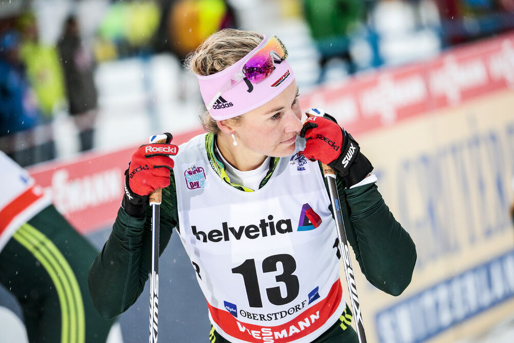04.01.2018, Oberstdorf, Germany (GER):Stefanie Boehler (GER) - FIS world cup cross-country, tour de ski, mass women, Oberstdorf (GER). www.nordicfocus.com. © Modica/NordicFocus. Every downloaded picture is fee-liable.