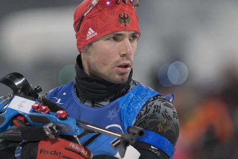 NordicFocus 23.02.2018, Pyeongchang, Korea (KOR):Simon Schempp (GER) - XXIII. Olympic Winter Games Pyeongchang 2018, biathlon, relay men, Pyeongchang (KOR). www.nordicfocus.com. © Thibaut/NordicFocus. Every downloaded picture is fee-liable.