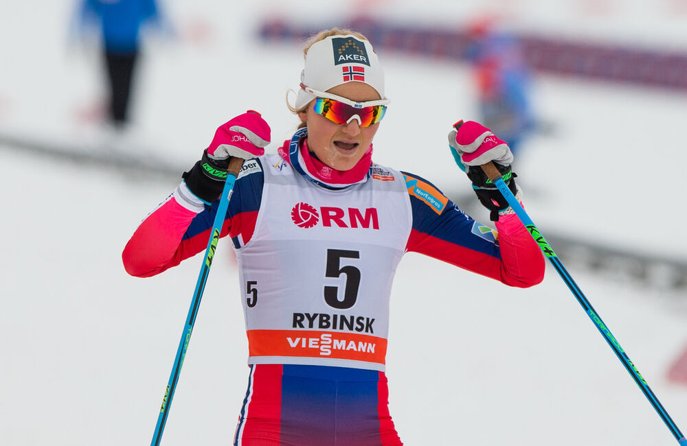 25.01.2015, Rybinsk, Russia (RUS): Martine Ek Hagen (NOR), Rossignol, KV+, Rottefella- FIS world cup cross-country, skiathlon women, Rybinsk (RUS). www.nordicfocus.com. © Laiho/NordicFocus. Every downloaded picture is fee-liable.