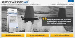 Varsling via sms Varsling via sms