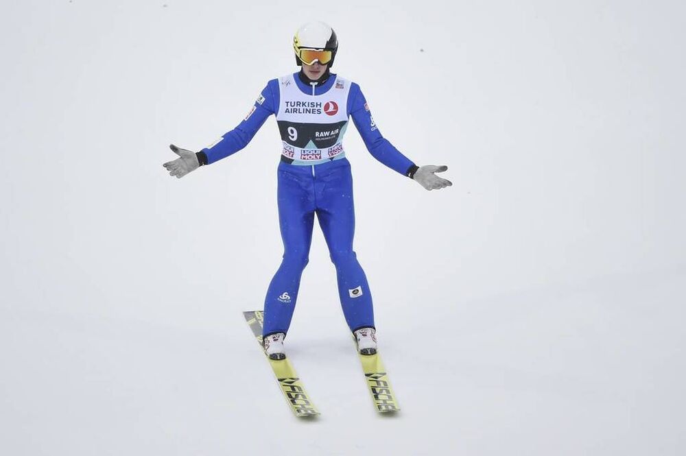 11.03.2018, Oslo, Norway (NOR):Jonathan Learoyd (FRA) - FIS world cup ski jumping, individual HS134, Oslo (NOR). www.nordicfocus.com. © Thibaut/NordicFocus. Every downloaded picture is fee-liable.