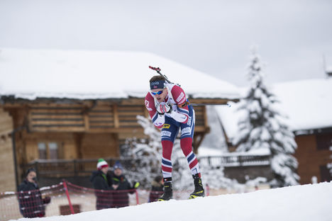 NordicFocus 15.12.2017, Annecy-Le Grand Bornand, France (FRA):Tarjei Boe (NOR) - IBU world cup biathlon, sprint men, Annecy-Le Grand Bornand (FRA). www.nordicfocus.com. © Manzoni/NordicFocus. Every downloaded picture is fee-liable.