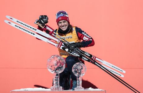 NordicFocus 18.03.2018, Falun Sweden (SWE):Heidi Weng (NOR) - FIS world cup cross-country, pursuit women, Falun (SWE). www.nordicfocus.com. © Modica/NordicFocus. Every downloaded picture is fee-liable.