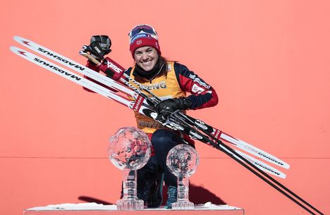 NordicFocus 18.03.2018, Falun Sweden (SWE):Heidi Weng (NOR) - FIS world cup cross-country, pursuit women, Falun (SWE). www.nordicfocus.com. © Modica/NordicFocus. Every downloaded picture is fee-liable.