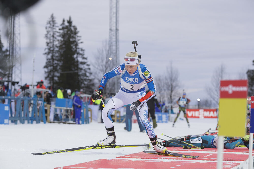 04.12.2016, Oestersund, Sweden, (SWE):Kaisa Makarainen (FIN) - IBU world cup biathlon, pursuit women, Oestersund (SWE). www.nordicfocus.com. © Manzoni/NordicFocus. Every downloaded picture is fee-liable.