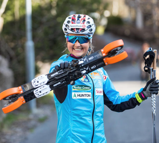 INGVILD FLUGSTAD ÖSTBERG var klart bäst i Oslo Ski Show. Nu byter hon skidor från Madshus till Fischer, ett kontroversiellt beslut. Foto: INSTAGRAM