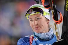 25.03.2018, Tyumen, Russia (RUS):Darya Domracheva (BLR) - IBU world cup biathlon, mass women, Tyumen (RUS). www.nordicfocus.com. © Tumashov/NordicFocus. Every downloaded picture is fee-liable.