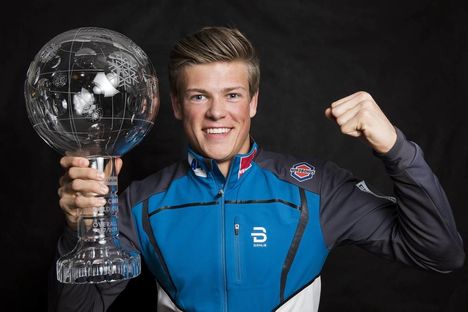 NordicFocus 16.03.2018, Falun Sweden (SWE):Johannes Hoesflot Klaebo (NOR) - FIS world cup cross-country, cups, Falun (SWE). www.nordicfocus.com. © Modica/NordicFocus. Every downloaded picture is fee-liable.