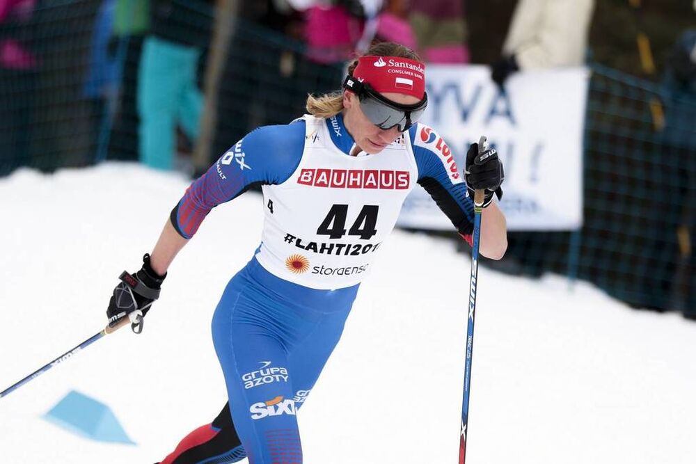 28.02.2017, Lahti, Finland (FIN):Justyna Kowalczyk (POL) - FIS nordic world ski championships, cross-country, 10km women, Lahti (FIN). www.nordicfocus.com. © Modica/NordicFocus. Every downloaded picture is fee-liable.