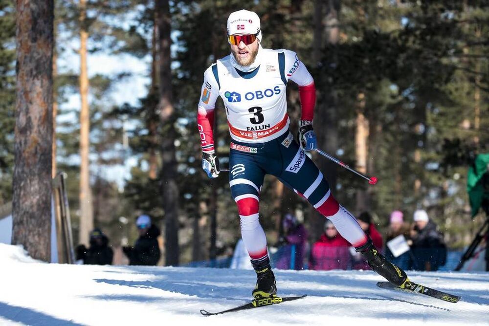 16.03.2018, Falun Sweden (SWE):Martin Johnsrud Sundby (NOR) - FIS world cup cross-country, individual sprint, Falun (SWE). www.nordicfocus.com. © Modica/NordicFocus. Every downloaded picture is fee-liable.