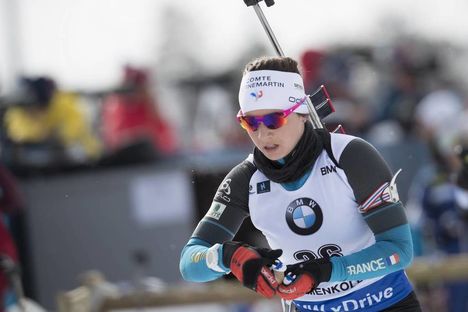 NordicFocus 15.03.2018, Oslo, Norway (NOR):Anais Chevalier (FRA) - IBU world cup biathlon, sprint women, Oslo (NOR). www.nordicfocus.com. © Manzoni/NordicFocus. Every downloaded picture is fee-liable.