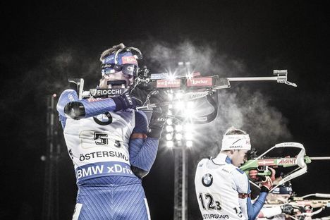 NordicFocus 26.11.2017, Oestersund, Sweden, (SWE):Dominik Windisch (ITA) - IBU world cup biathlon, relay mixed, Oestersund (SWE). www.nordicfocus.com. © Manzoni/NordicFocus. Every downloaded picture is fee-liable.