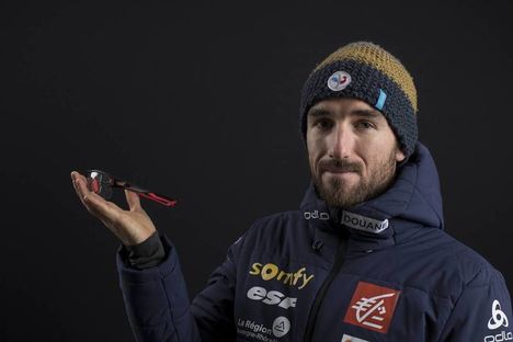 NordicFocus 26.11.2017, Oestersund, Sweden, (SWE):Jean Guillaume Beatrix (FRA) - IBU world cup biathlon, photoshooting, Oestersund (SWE). www.nordicfocus.com. © Manzoni/NordicFocus. Every downloaded picture is fee-liable.