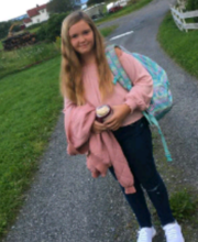 Andrea Karlsen Bjørnvik 12 år