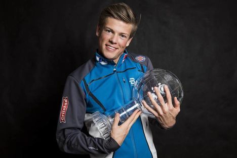 NordicFocus 16.03.2018, Falun Sweden (SWE):Johannes Hoesflot Klaebo (NOR) - FIS world cup cross-country, cups, Falun (SWE). www.nordicfocus.com. © Modica/NordicFocus. Every downloaded picture is fee-liable.