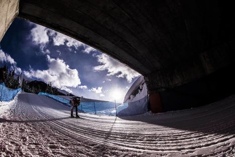 NordicFocus 19.01.2018, Antholz, Italy (ITA):Macx Davies (CAN) - IBU world cup biathlon, sprint men, Antholz (ITA). www.nordicfocus.com. © Manzoni/NordicFocus. Every downloaded picture is fee-liable.