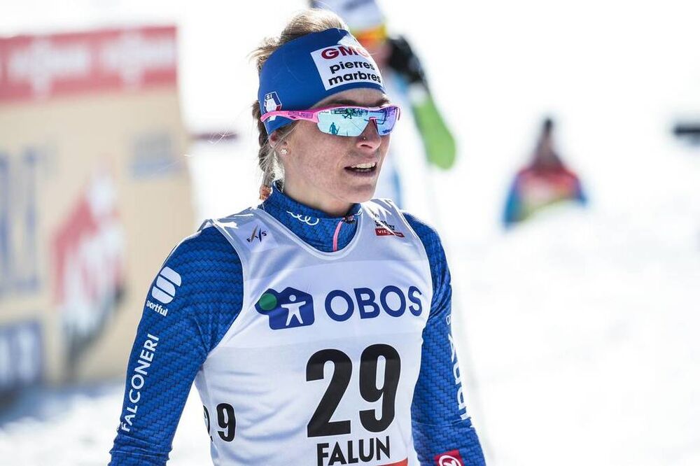 17.03.2018, Falun Sweden (SWE):Elisa Brocard (ITA) - FIS world cup cross-country, mass women, Falun (SWE). www.nordicfocus.com. © Modica/NordicFocus. Every downloaded picture is fee-liable.