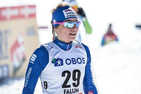 NordicFocus 17.03.2018, Falun Sweden (SWE):Elisa Brocard (ITA) - FIS world cup cross-country, mass women, Falun (SWE). www.nordicfocus.com. © Modica/NordicFocus. Every downloaded picture is fee-liable.