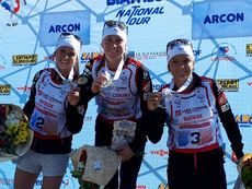 Podium dames
