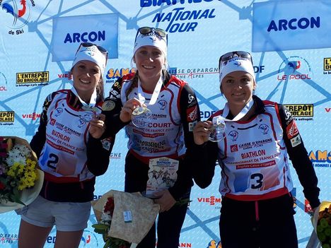 Podium dames