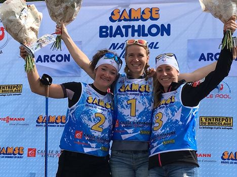 Podium dames