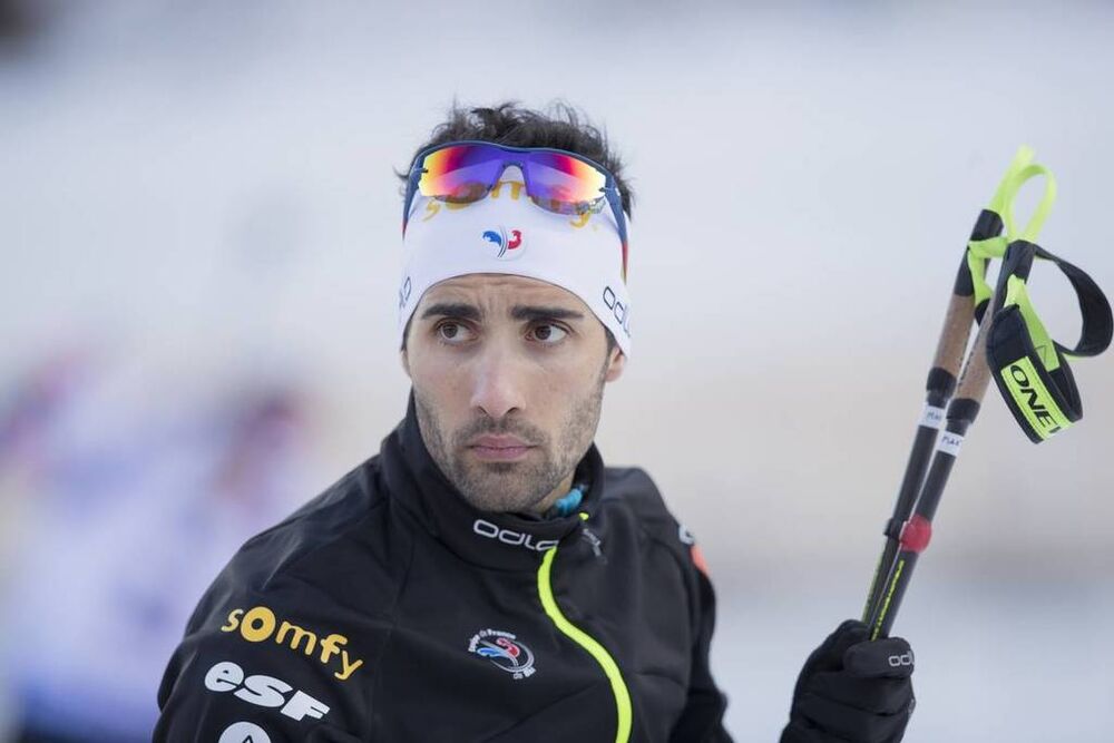 10.01.2018, Ruhpolding, Germany (GER):Martin Fourcade (FRA) -  IBU world cup biathlon, individual men, Ruhpolding (GER). www.nordicfocus.com. © Manzoni/NordicFocus. Every downloaded picture is fee-liable.