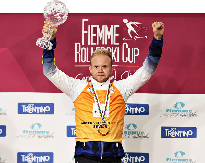 ROBIN NORUM, IFK Umeå vann åter igen världscupen på rullskidor. Foto: NEWSPOWER.IT