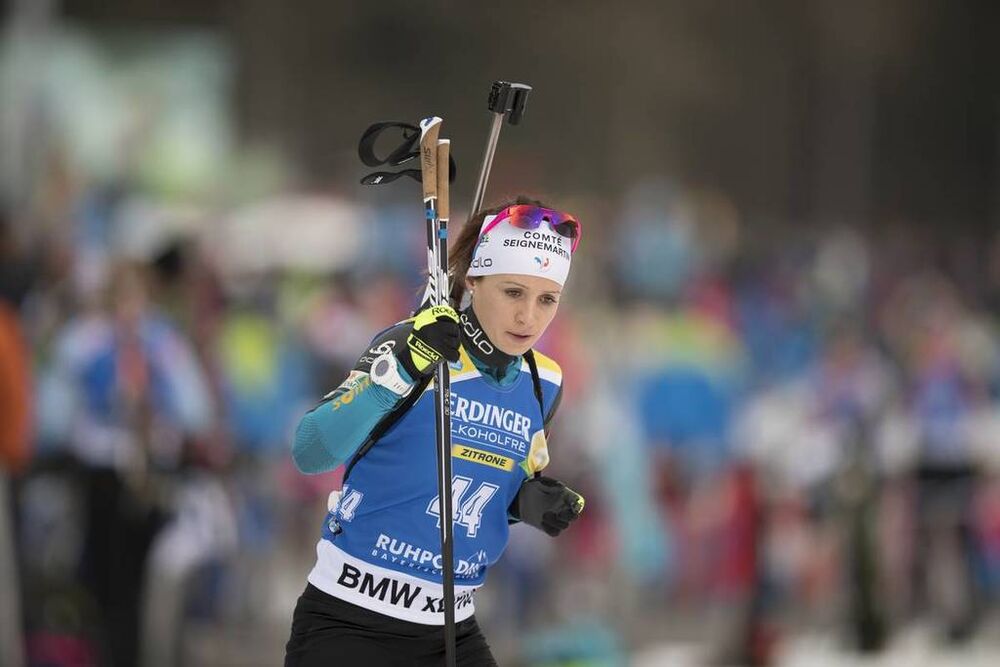 11.01.2018, Ruhpolding, Germany (GER):Anais Chevalier (FRA) -  IBU world cup biathlon, individual women, Ruhpolding (GER). www.nordicfocus.com. © Manzoni/NordicFocus. Every downloaded picture is fee-liable.