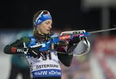01.12.2017, Oestersund, Sweden, (SWE):Vanessa Hinz (GER) - IBU world cup biathlon, sprint women, Oestersund (SWE). www.nordicfocus.com. © Manzoni/NordicFocus. Every downloaded picture is fee-liable.