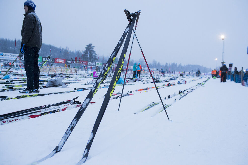 04.03.2018, Mora, Sweden (SWE):Event Feature: start atmosphere - Visma Ski Classics, 94th Vasaloppet, Mora (SWE). www.nordicfocus.com. © Manzoni/NordicFocus. Every downloaded picture is fee-liable.